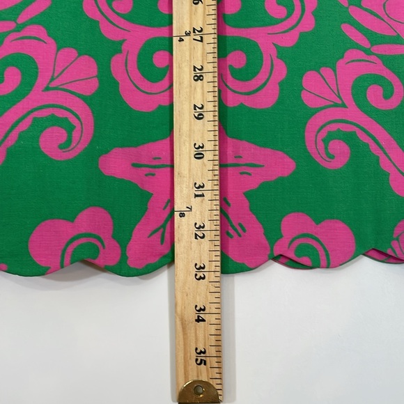Lilly Pulitzer Strapless Sienna Dress Size 2 Vintage Pink Green Sea Life EUC - Picture 11 of 16